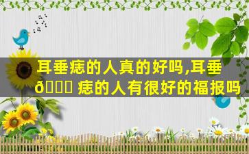 耳垂痣的人真的好吗,耳垂 🐛 痣的人有很好的福报吗